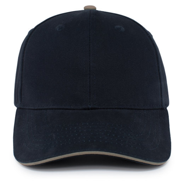 Brushed Twill Cap With Sandwich Bill Thumbnail