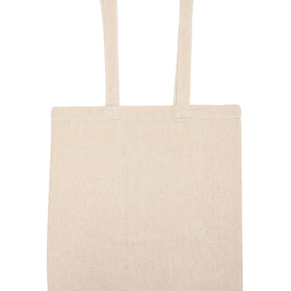 Lightweight Recycled Canvas Over the Shoulder Extended Handle Tote Bag Thumbnail