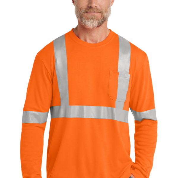 Ansi 107 Class 2 Long Sleeve Safety T Shirt Thumbnail