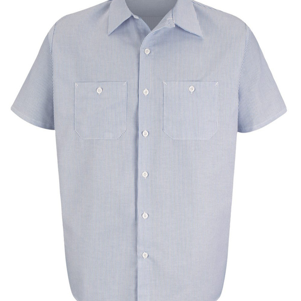 Men's Industrial Stripe Work Shirt Thumbnail