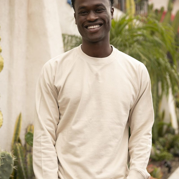 Icon Unisex Lightweight Loopback Terry Crewneck Sweatshirt Thumbnail