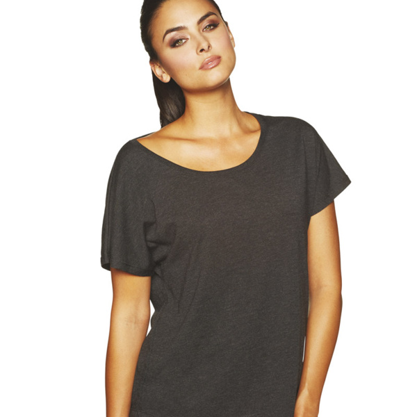 Ladies Tri-Blend Dolman Short-Sleeved T-Shirt Thumbnail