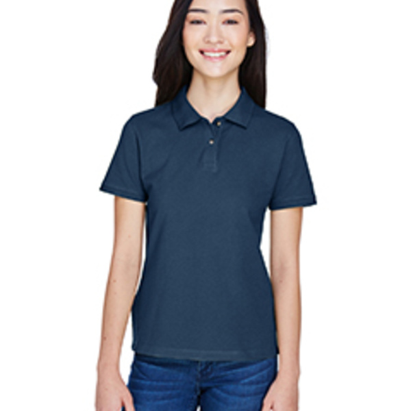 Ladies' 6 oz. Ringspun Cotton Piqué Short-Sleeve Polo T-Shirt Thumbnail