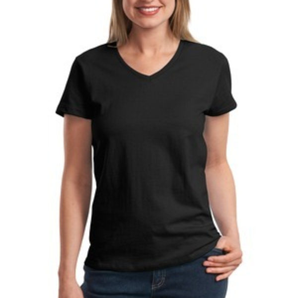 LAT Ladies V Neck T-Shirt Thumbnail