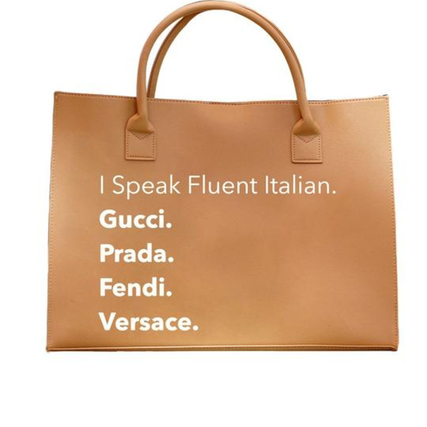  The Make Her Power Moves Tote - Italian Camel Thumbnail